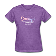 Colorful Savage T-Shirt - purple heather