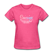Colorful Savage T-Shirt - heather pink
