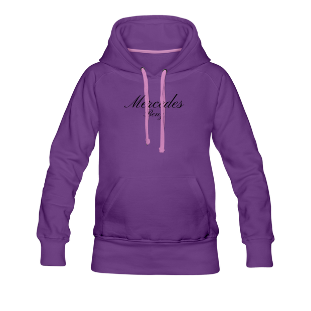 Mercedes Benz Women’s Premium Hoodie - purple