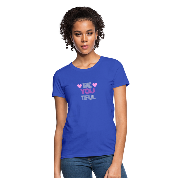 Be-You-Tiful Women's T-Shirt - royal blue
