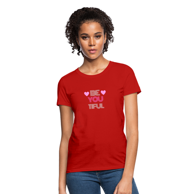 Be-You-Tiful Women's T-Shirt - red