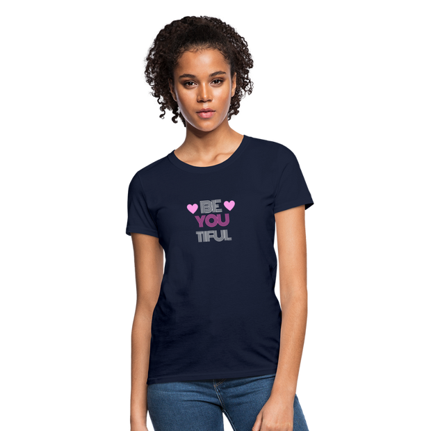 Be-You-Tiful Women's T-Shirt - navy