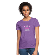 Be-You-Tiful Women's T-Shirt - purple heather
