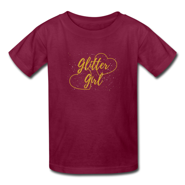 Glitter Girls Kids' T-Shirt - burgundy