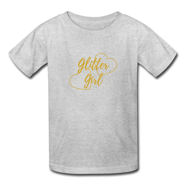 Glitter Girls Kids' T-Shirt - heather gray