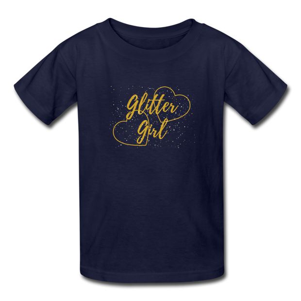 Glitter Girls Kids' T-Shirt - navy