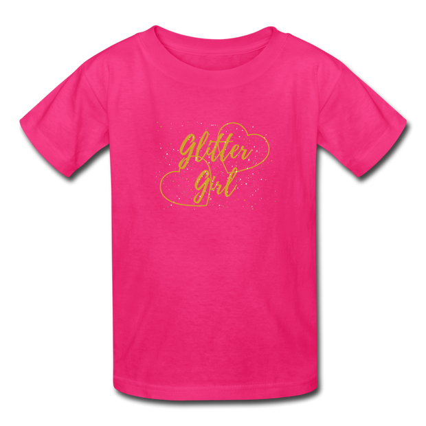 Glitter Girls Kids' T-Shirt - fuchsia