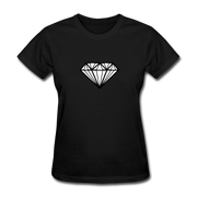 Large Diamond Women's T-Shirt - black