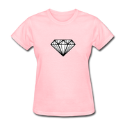 Large Diamond Women's T-Shirt - pink