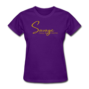Savage Gold Women's T-Shirt - purple