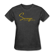 Savage Gold Women's T-Shirt - heather black