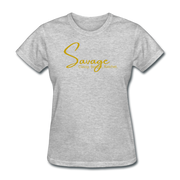 Savage Gold Women's T-Shirt - heather gray