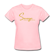 Savage Gold Women's T-Shirt - pink