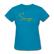Savage Gold Women's T-Shirt - turquoise