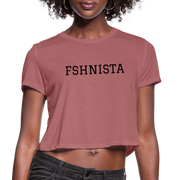 FSHNISTA Women's Cropped T-Shirt - mauve