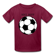 SOCC BUFF Kids' T-Shirt - burgundy