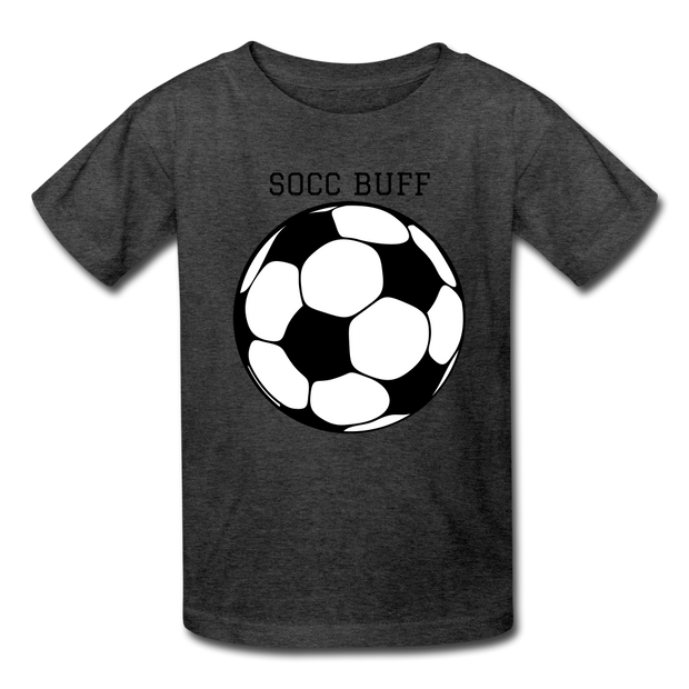 SOCC BUFF Kids' T-Shirt - heather black