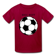 SOCC BUFF Kids' T-Shirt - dark red