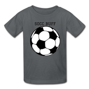 SOCC BUFF Kids' T-Shirt - charcoal