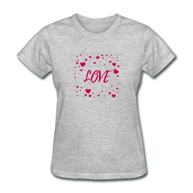 LOVE Women's T-Shirt - heather gray