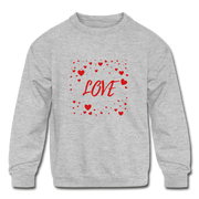 LOVE Kids' Crewneck Sweatshirt - heather gray