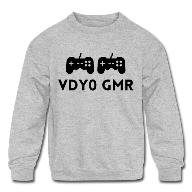 VDYO GMR Kids' Crewneck Sweatshirt - heather gray