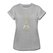 Paris  Women's Relaxed Fit T-Shirt - heather gray