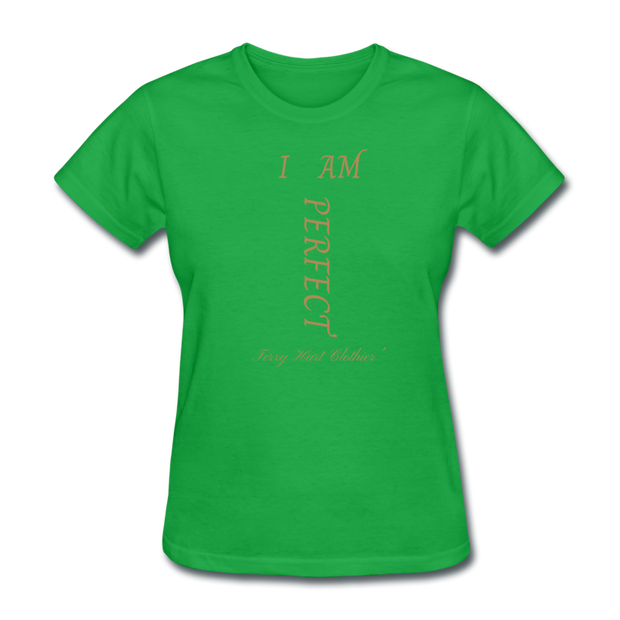 I AM PERFECT Women's T-Shirt - bright green