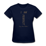 I AM PERFECT Women's T-Shirt - navy